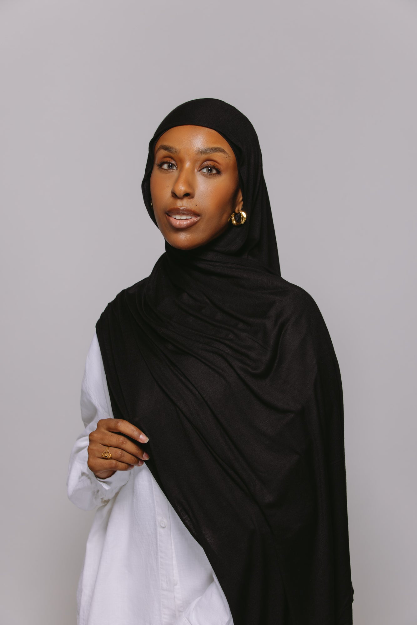 Noir — Instant Jersey Hijab