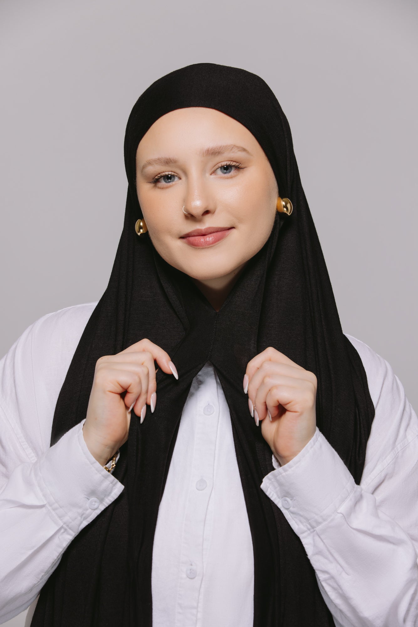 Noir — Instant Jersey Hijab