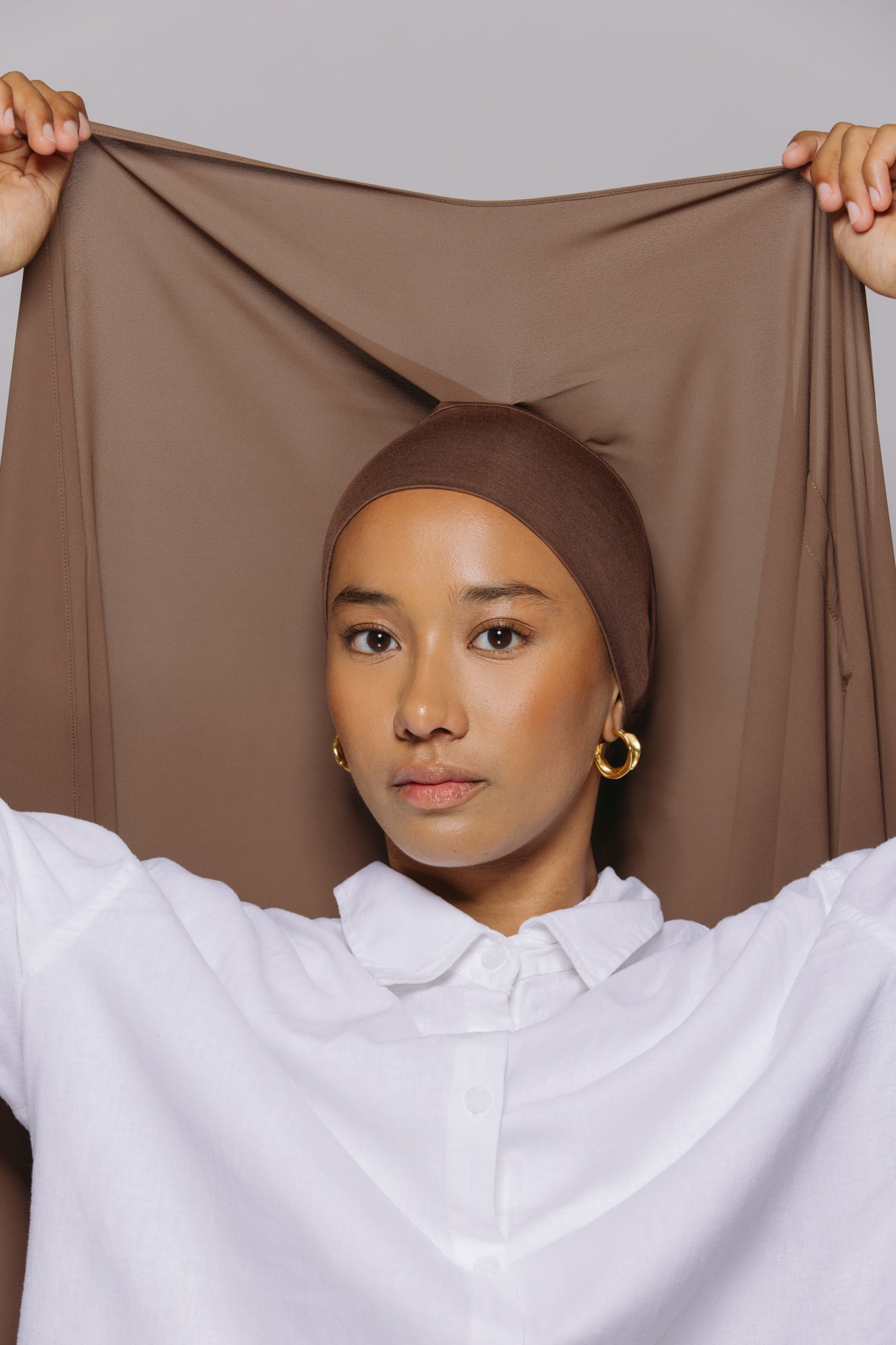 Mira — Instant Chiffon Hijab with Built-in Magnets