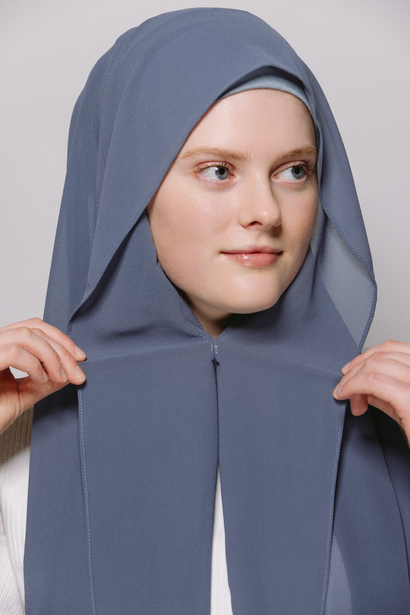 Mavi — Instant Chiffon Hijab with Built-in Magnets