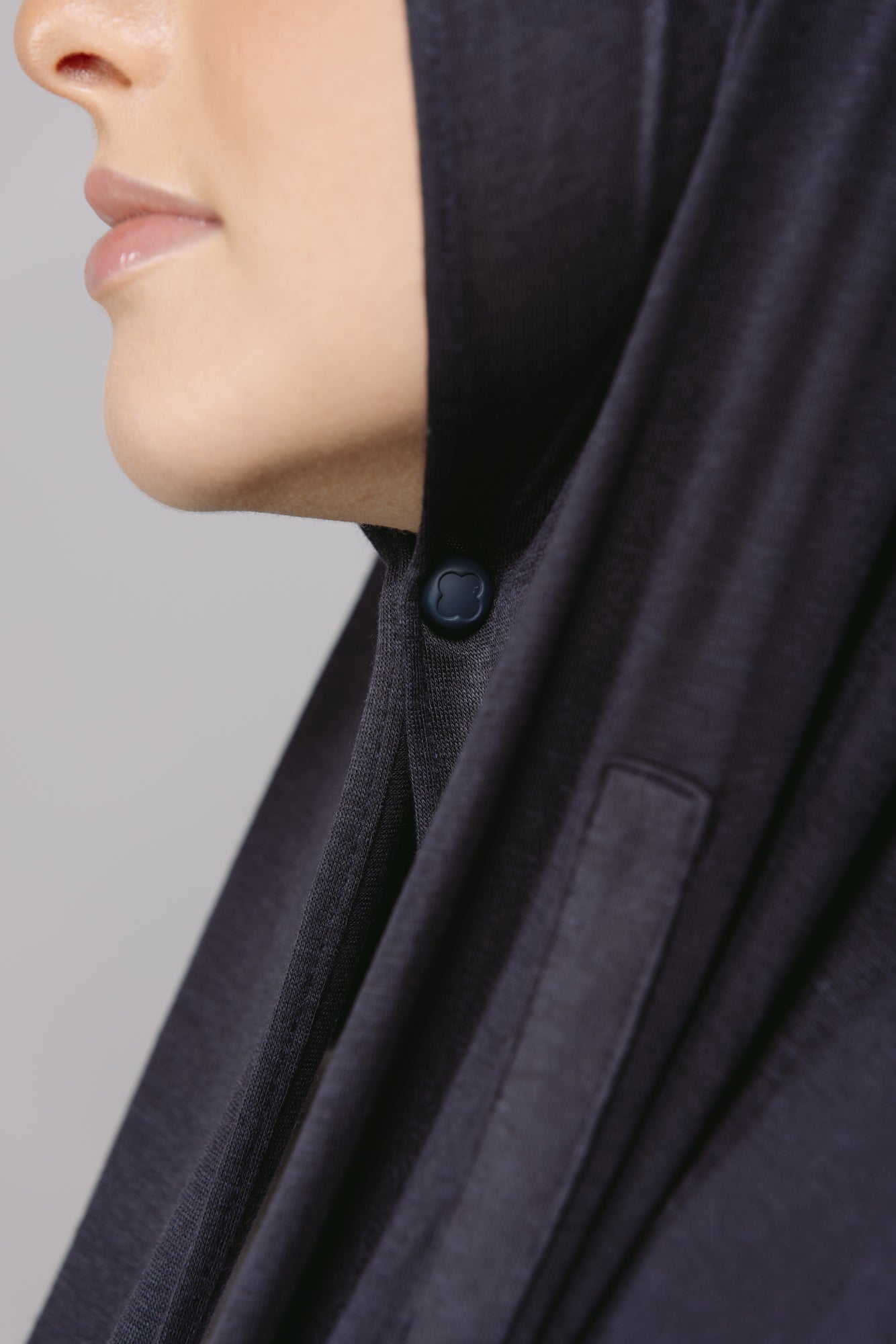 Navy Blue — Liquid Jersey Instant Hijab