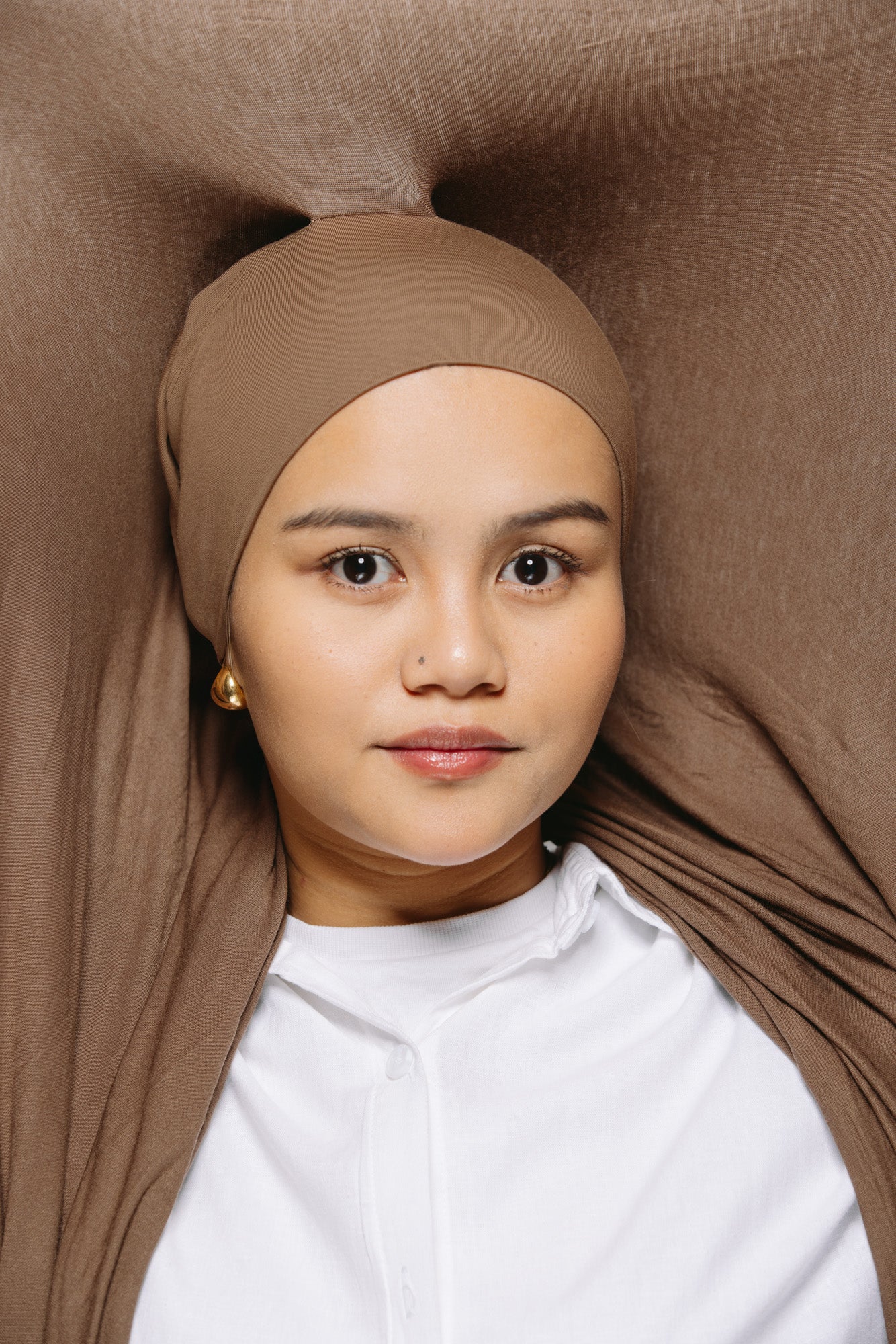 Mocha — Liquid Jersey Instant Hijab