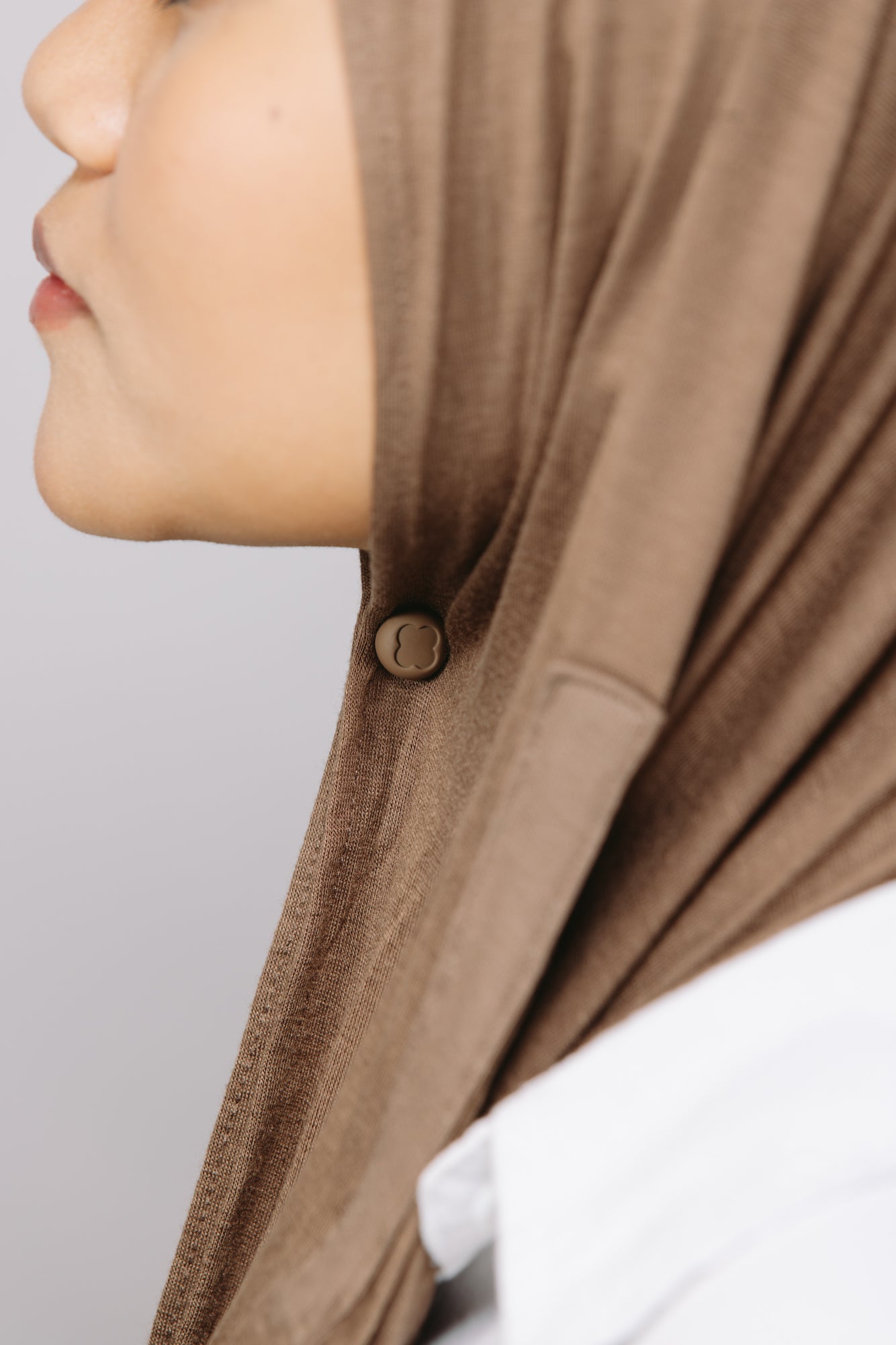 Mocha — Liquid Jersey Instant Hijab