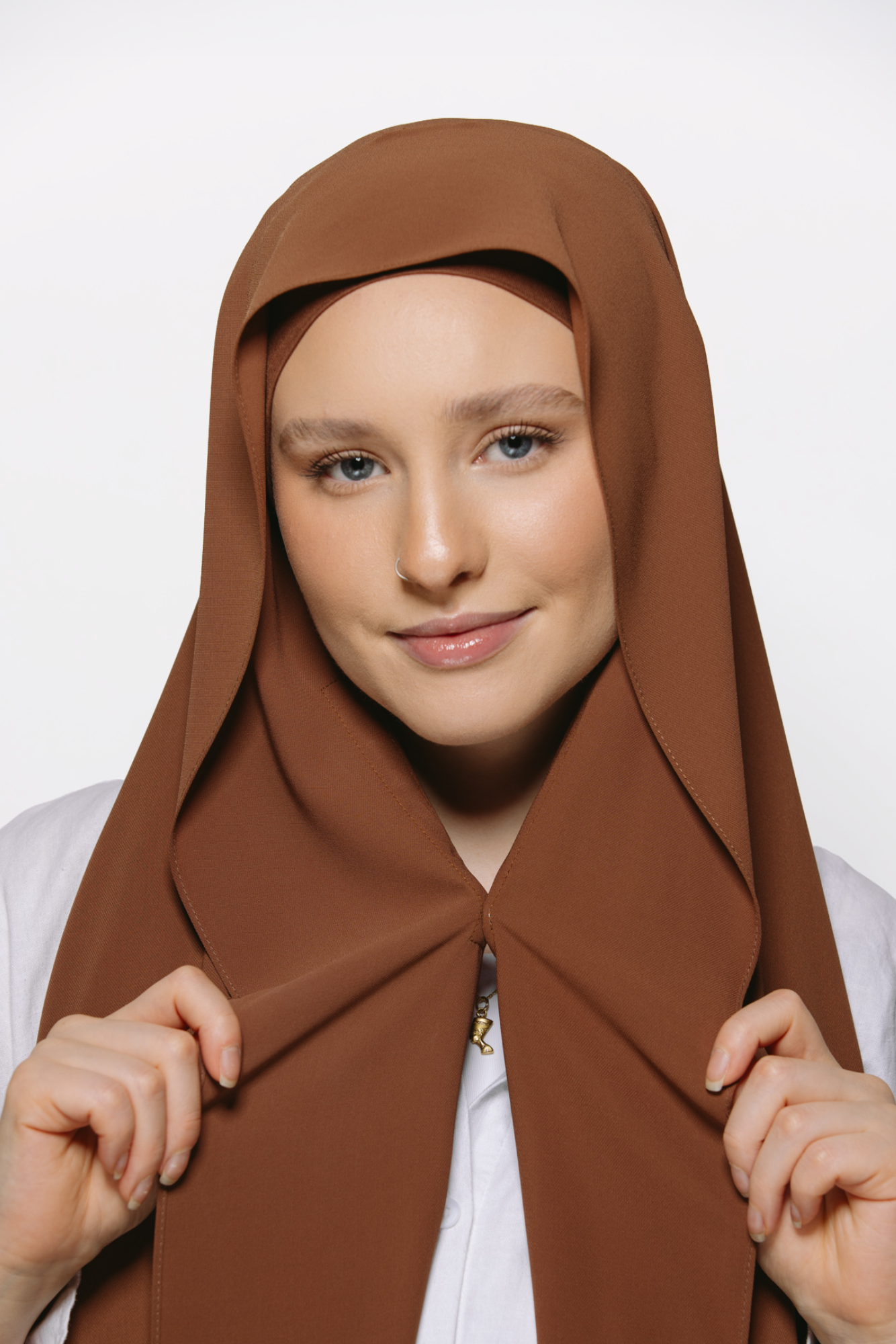 Sable — Instant Chiffon Hijab with Built-in Magnets