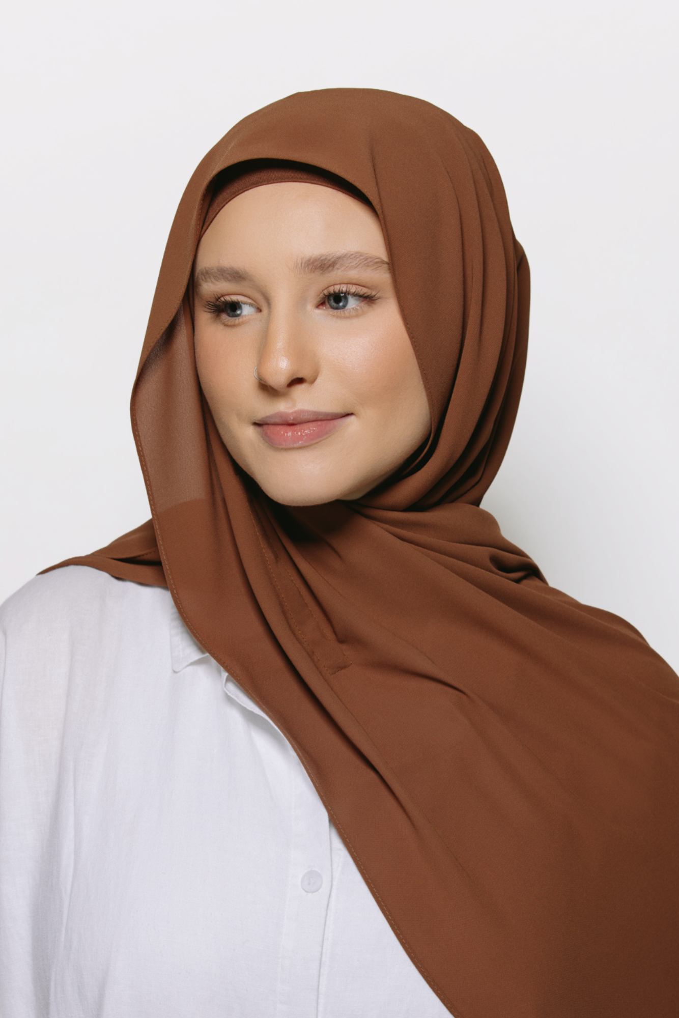 Sable — Instant Chiffon Hijab with Built-in Magnets