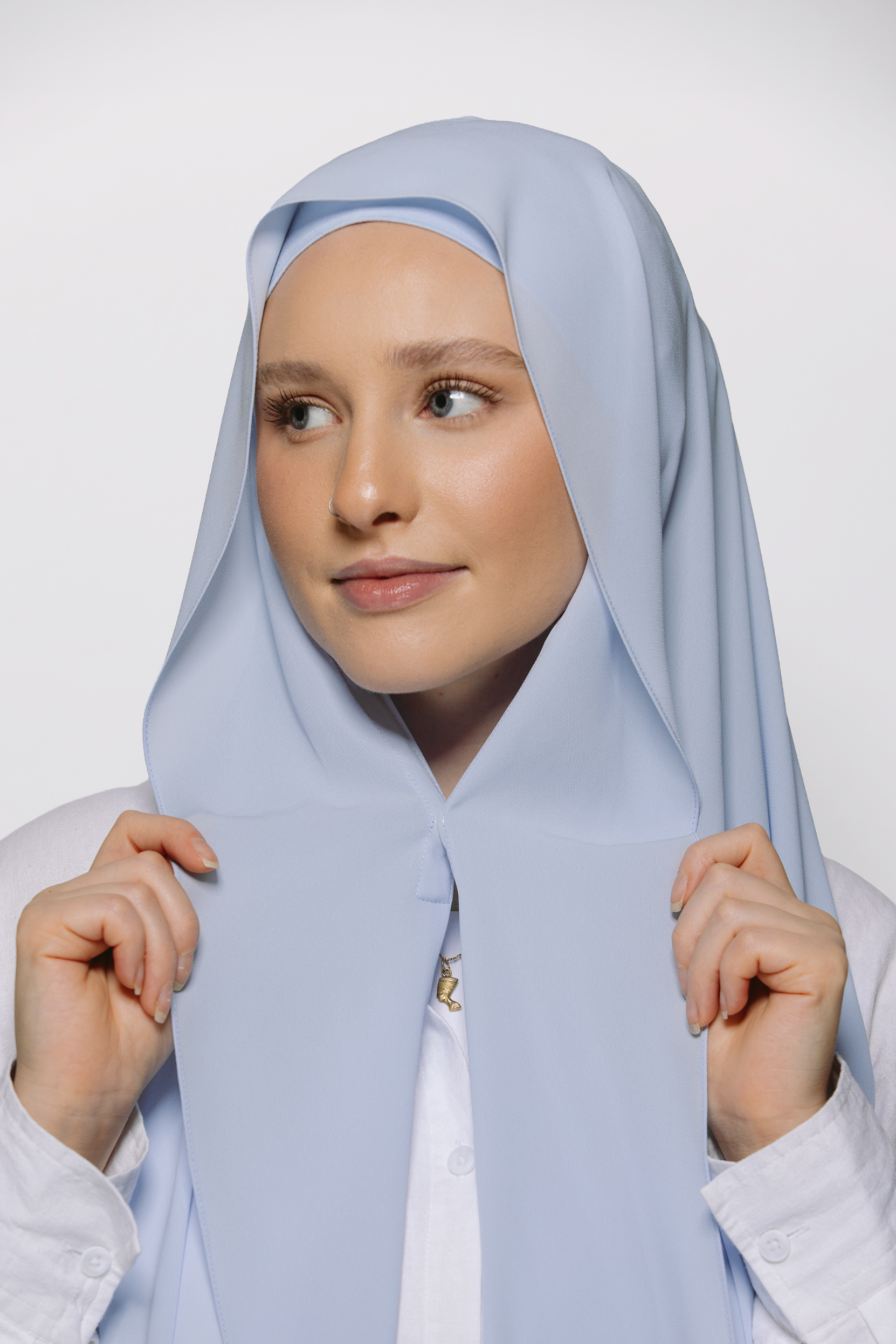Samaa — Instant Chiffon Hijab with Built-in Magnets