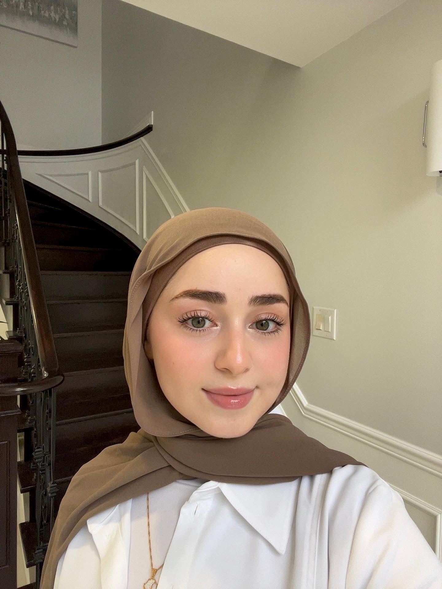 Nutmeg — Instant Chiffon Hijab with Built-in Magnets