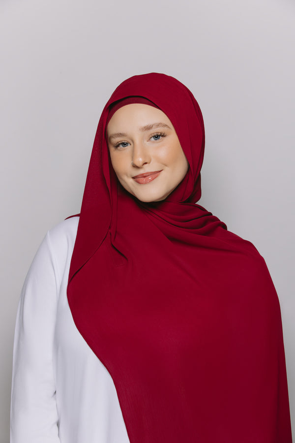 Instant Crinkle Chiffon Hijab