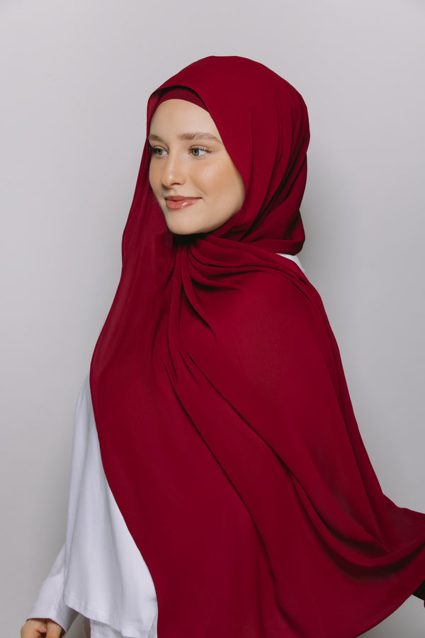 Instant Crinkle Chiffon Hijab