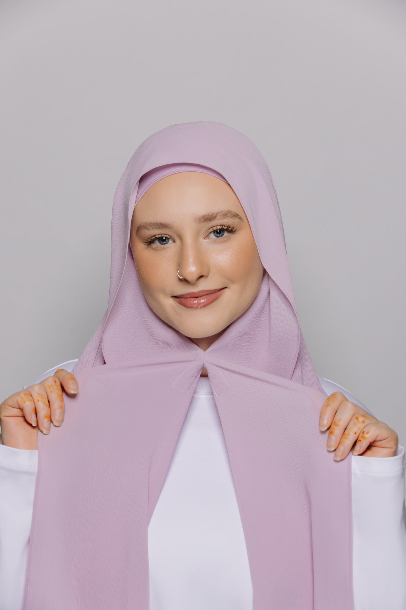 Wisteria — Instant Crinkle Chiffon Hijab with Built-in Magnets