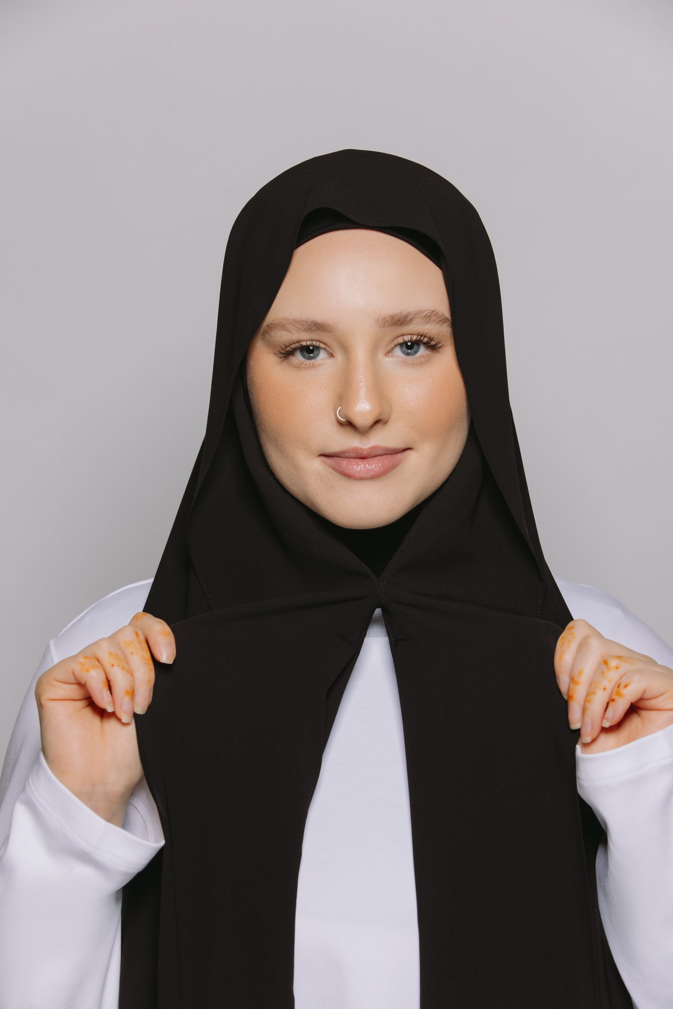 Black — Instant Ninja Chiffon Hijab