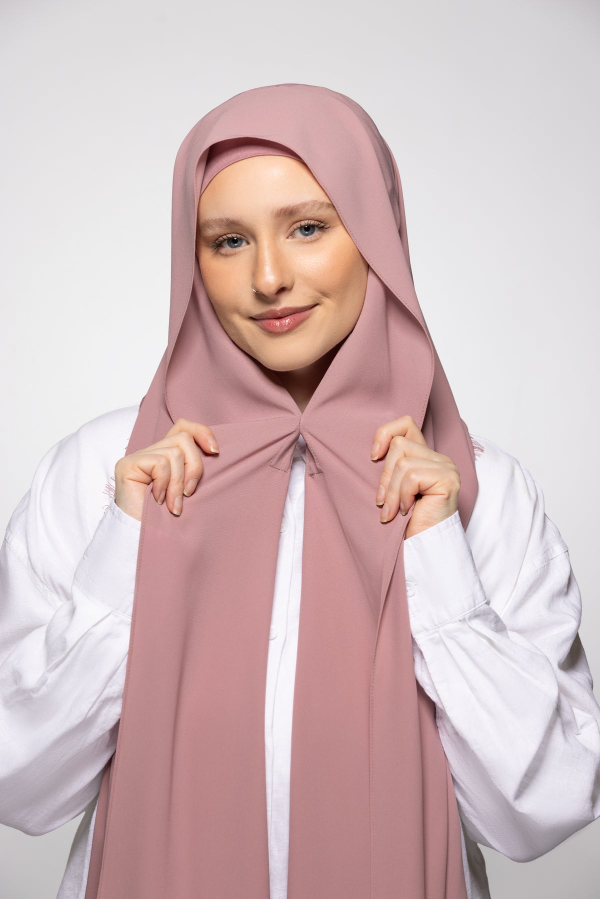 Lokum — Instant Lace Chiffon Hijab with Built-in Magnets