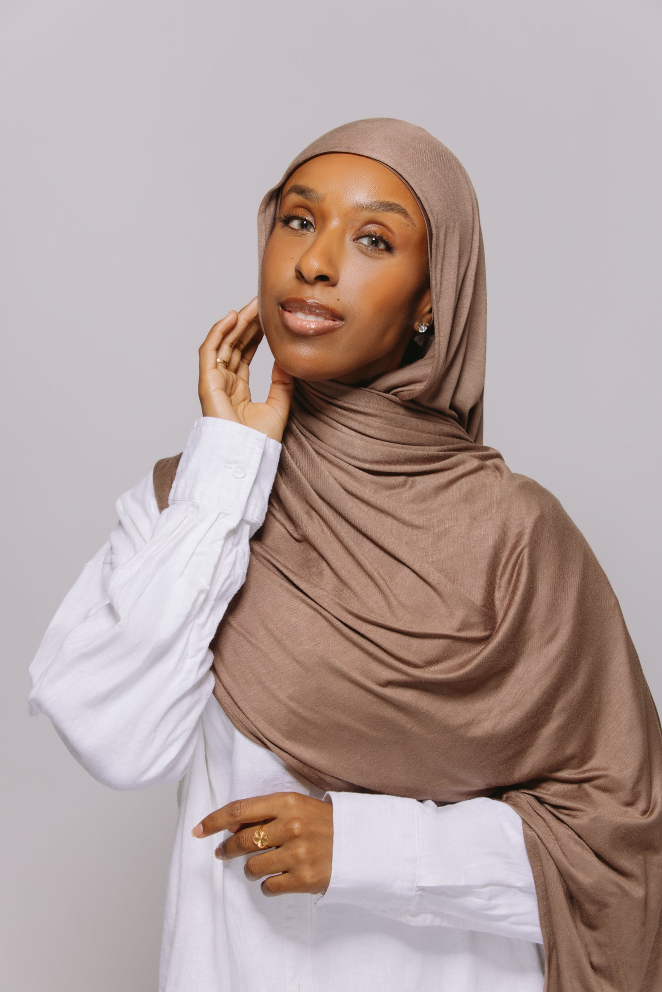 Mocha — Instant Jersey Hijab