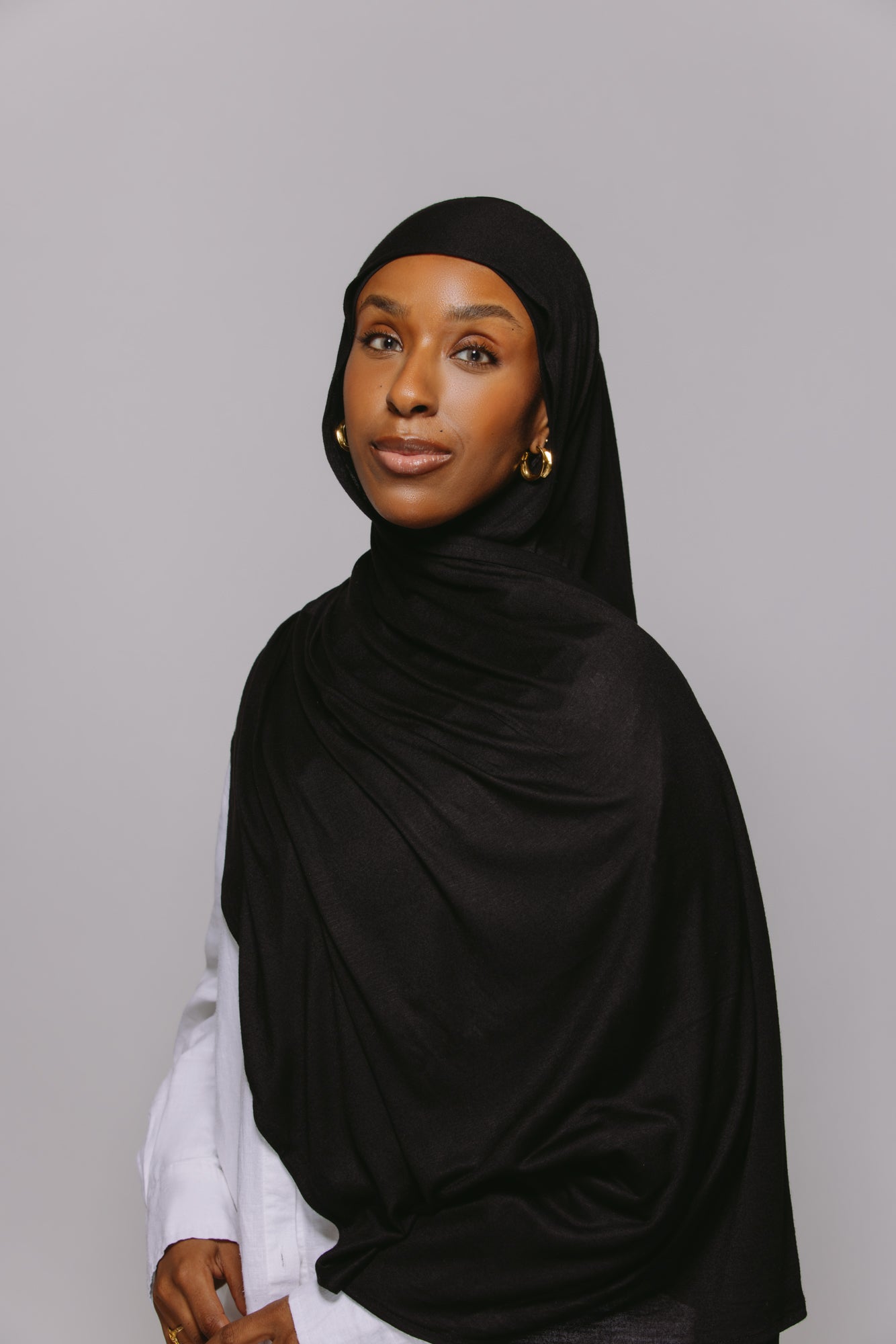 Noir — Instant Jersey Hijab