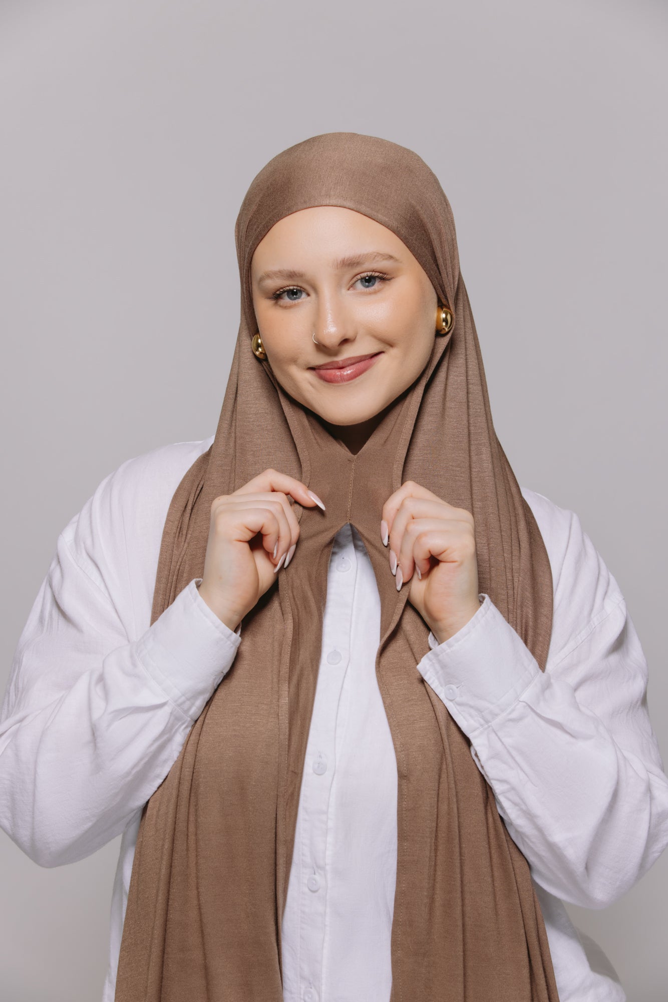 Mocha — Instant Jersey Hijab
