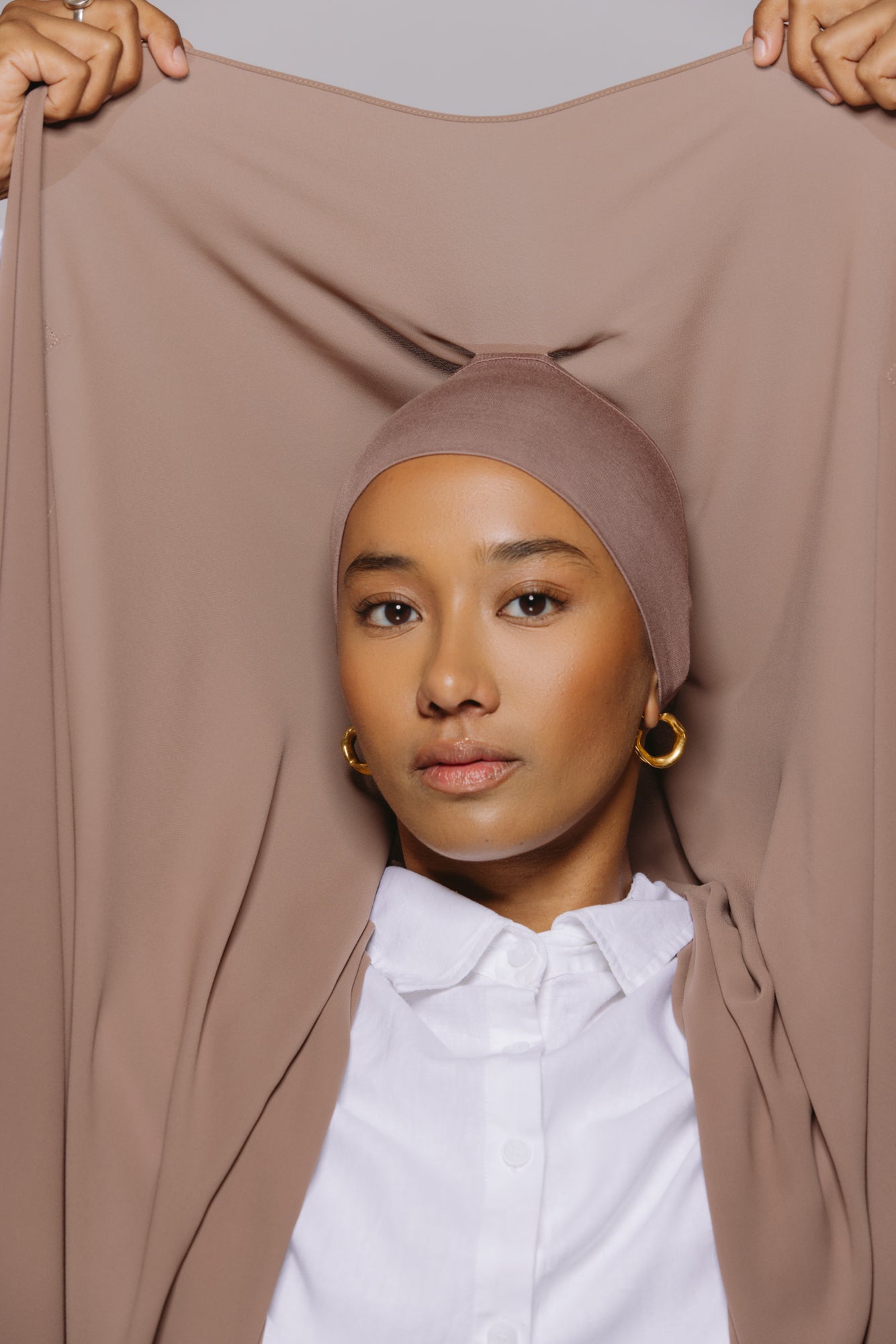 Lina — Instant Chiffon Hijab with Built-in Magnets