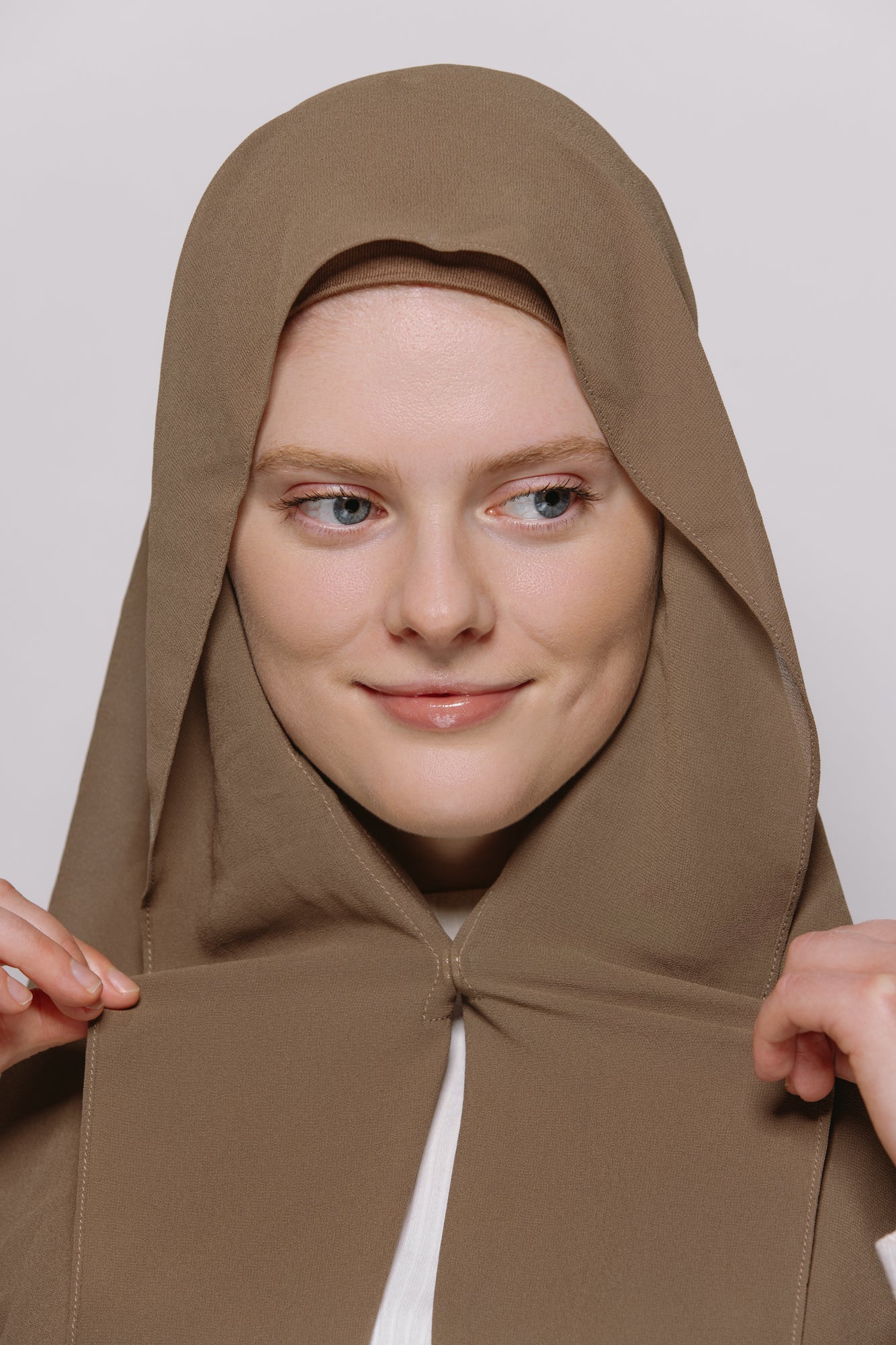 Nutmeg — Instant Chiffon Hijab with Built-in Magnets