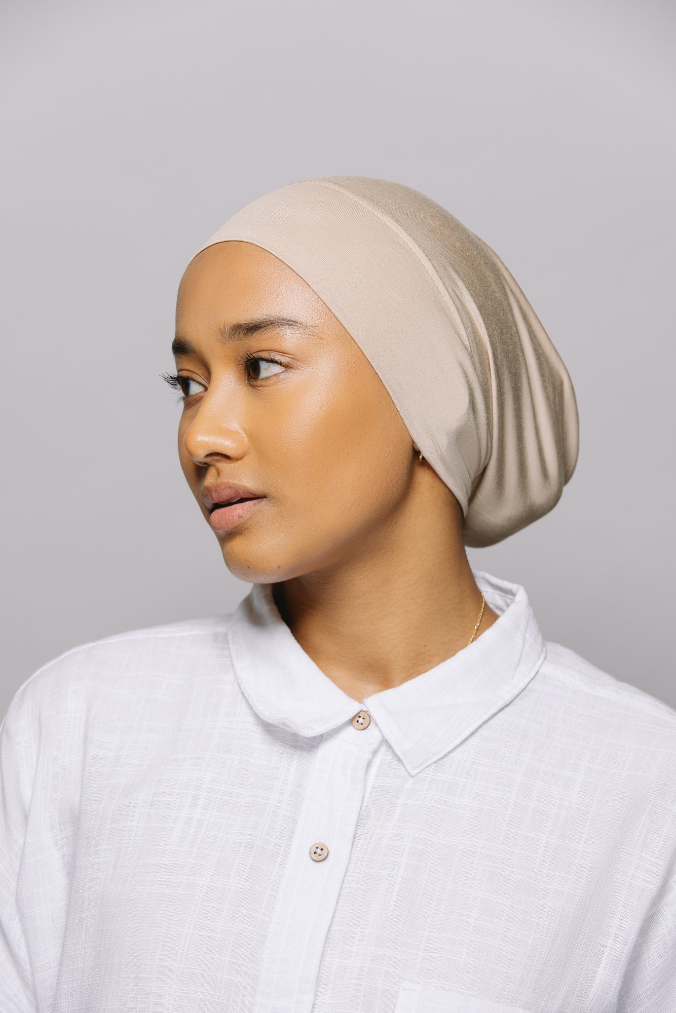 Oatmeal — Modal Hijab Set