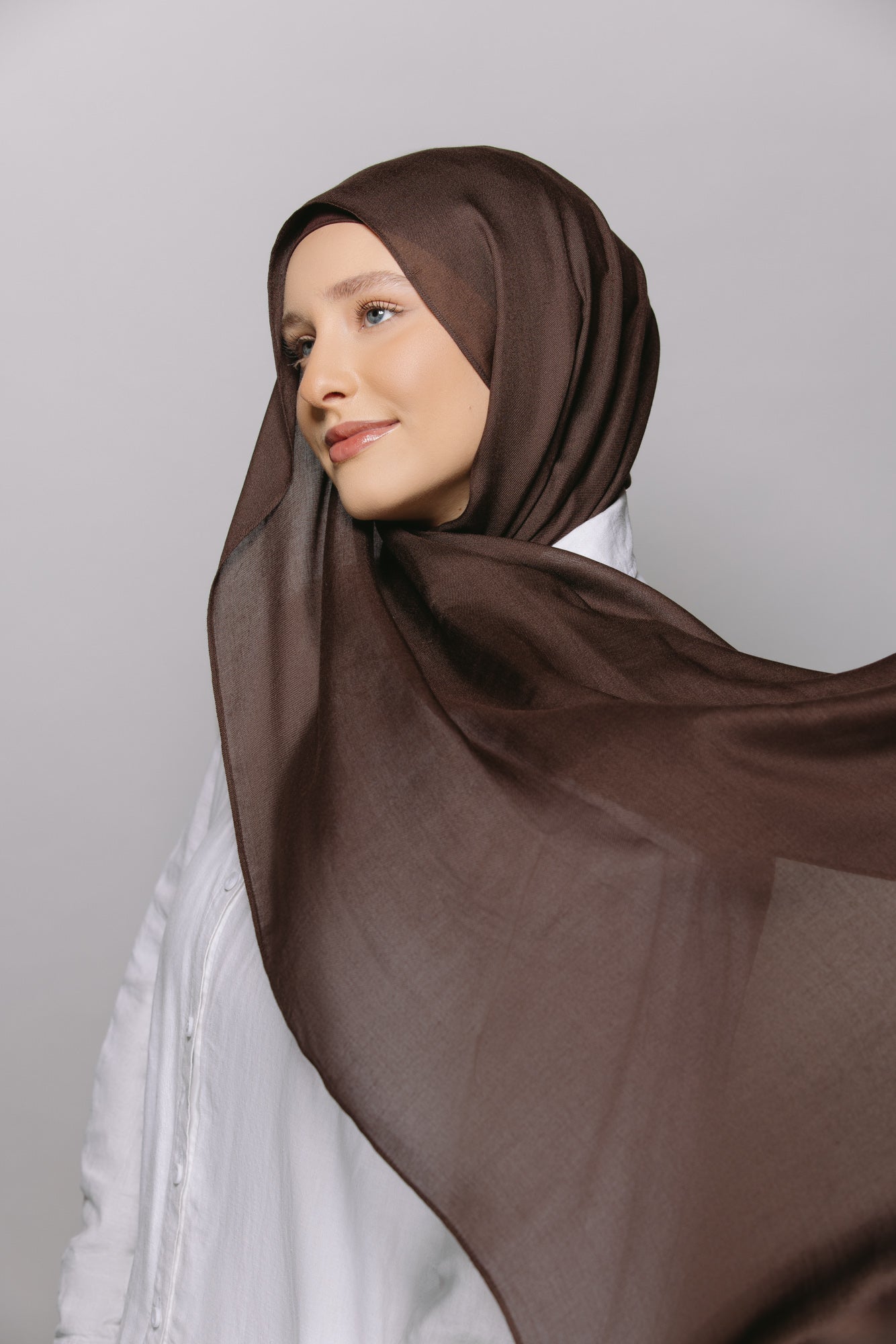 Espresso — Modal Hijab Set