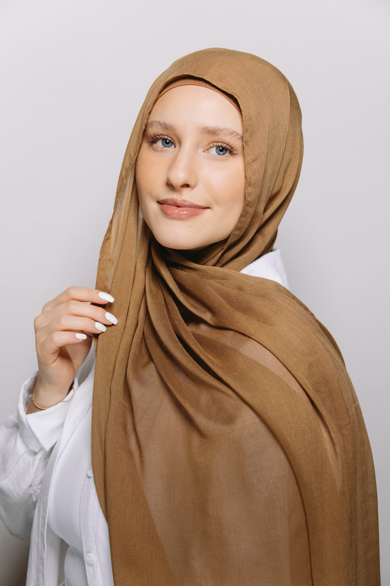 Caramel — Instant Modal Hijab with Matching Magnets