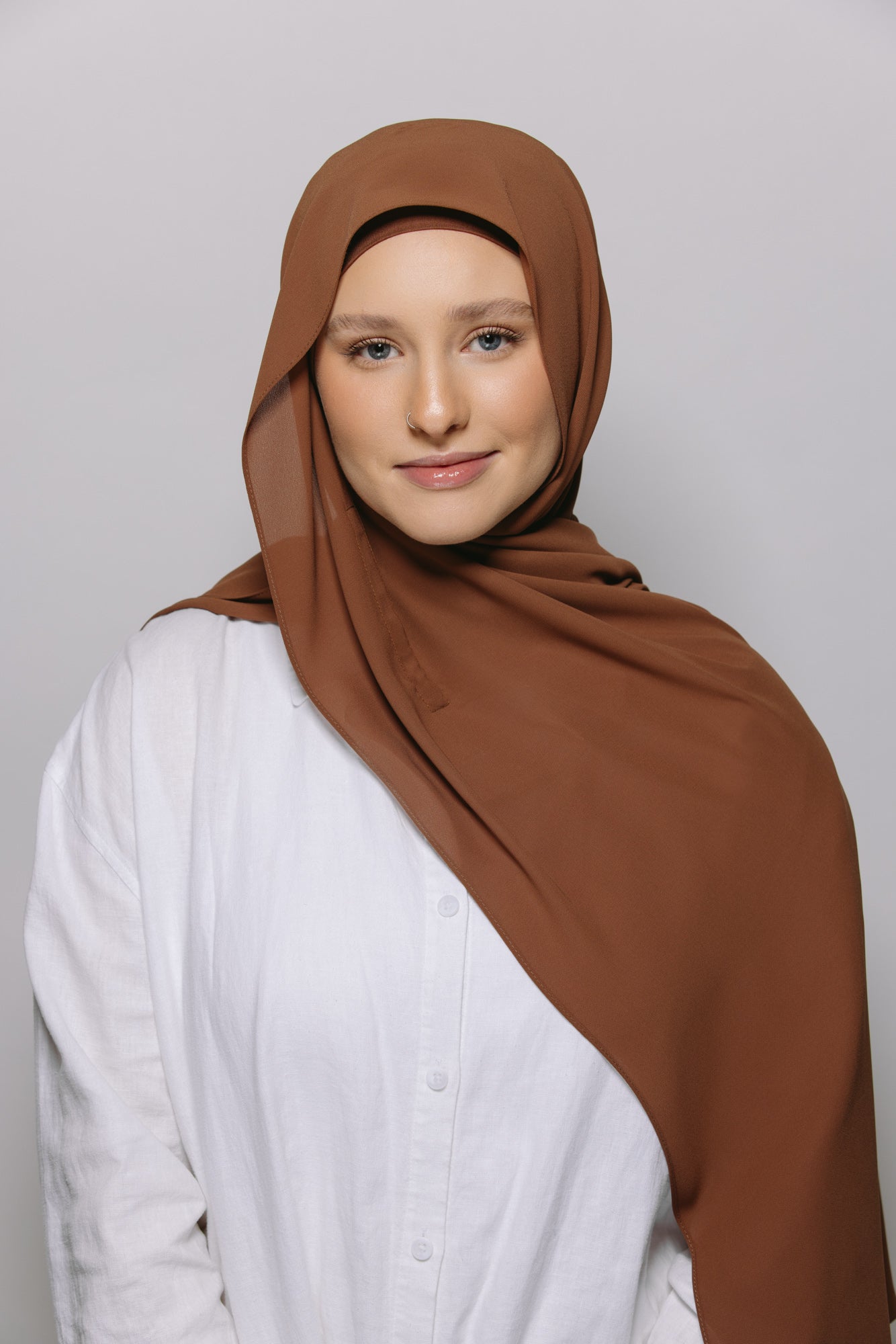 Sable — Instant Chiffon Hijab with Built-in Magnets