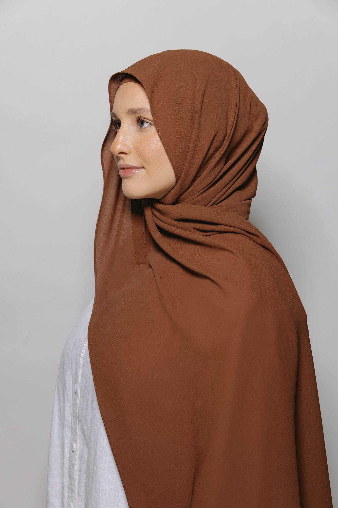 Sable — Instant Chiffon Hijab with Built-in Magnets