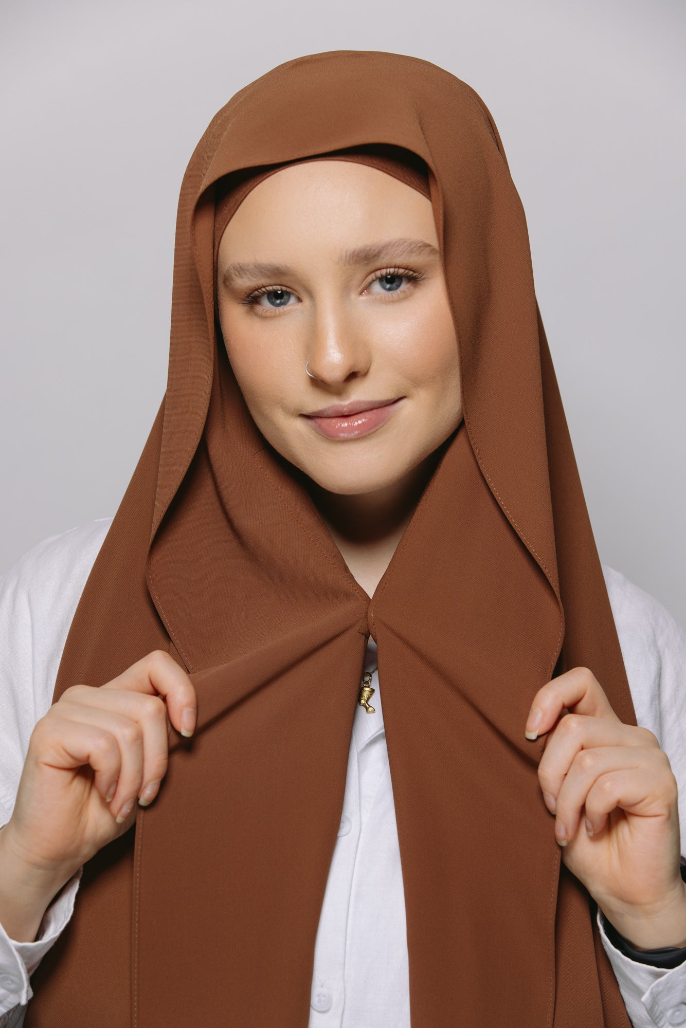 Sable — Instant Chiffon Hijab with Built-in Magnets