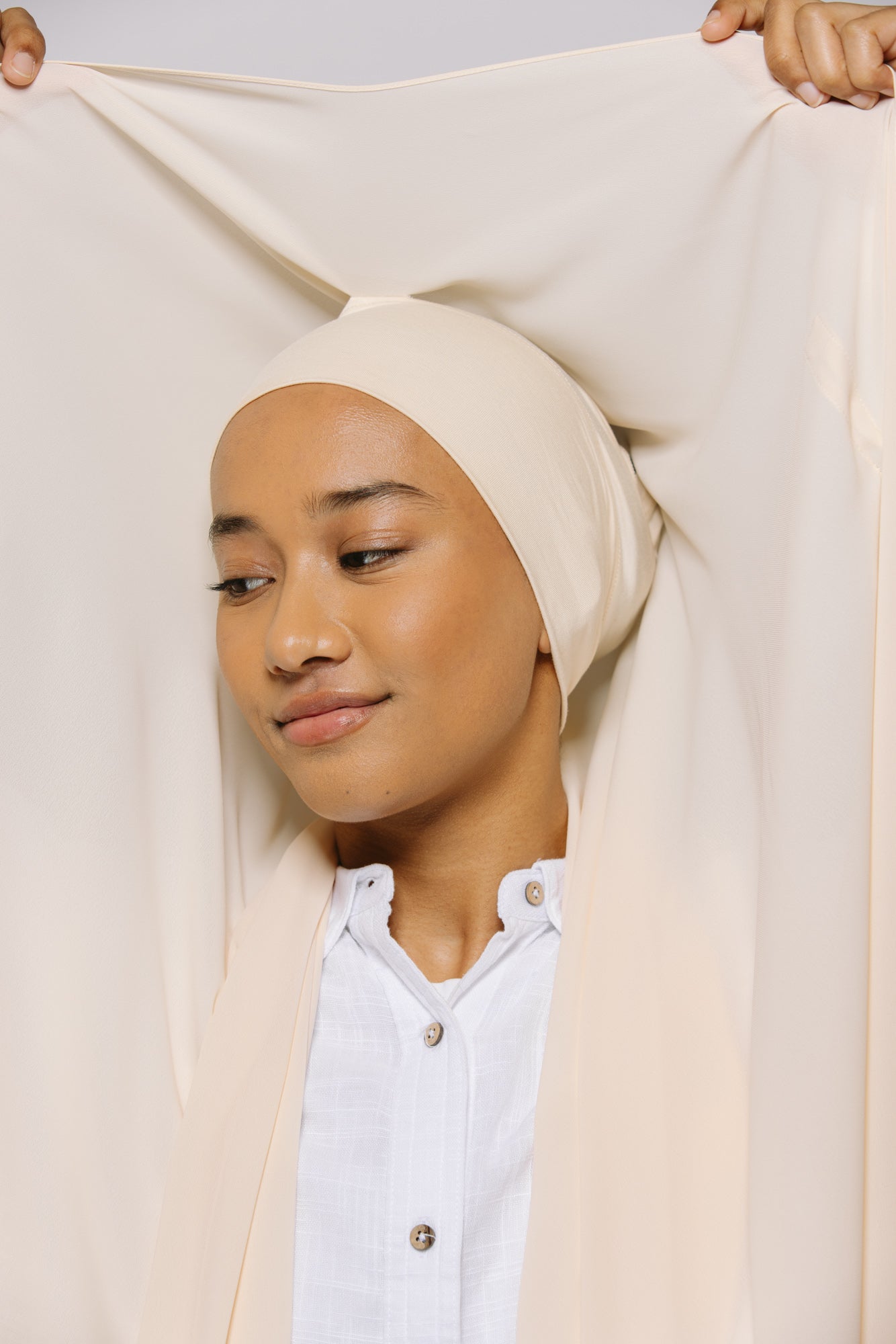 Shell — Instant Chiffon Hijab with Built-in Magnets