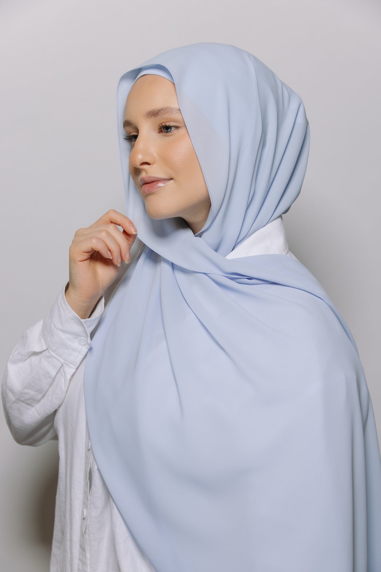 Samaa — Instant Chiffon Hijab with Built-in Magnets