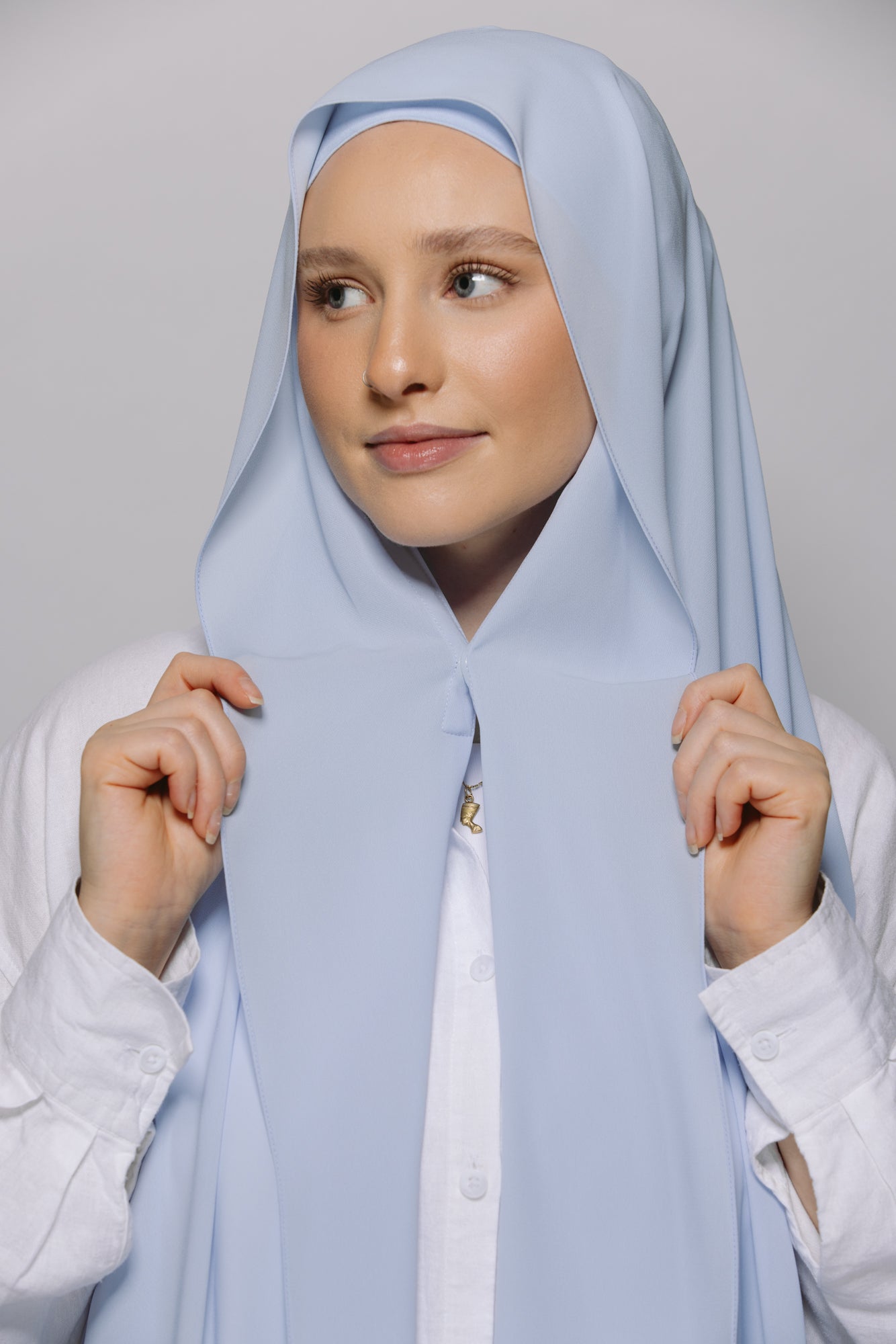 Samaa — Instant Chiffon Hijab with Built-in Magnets