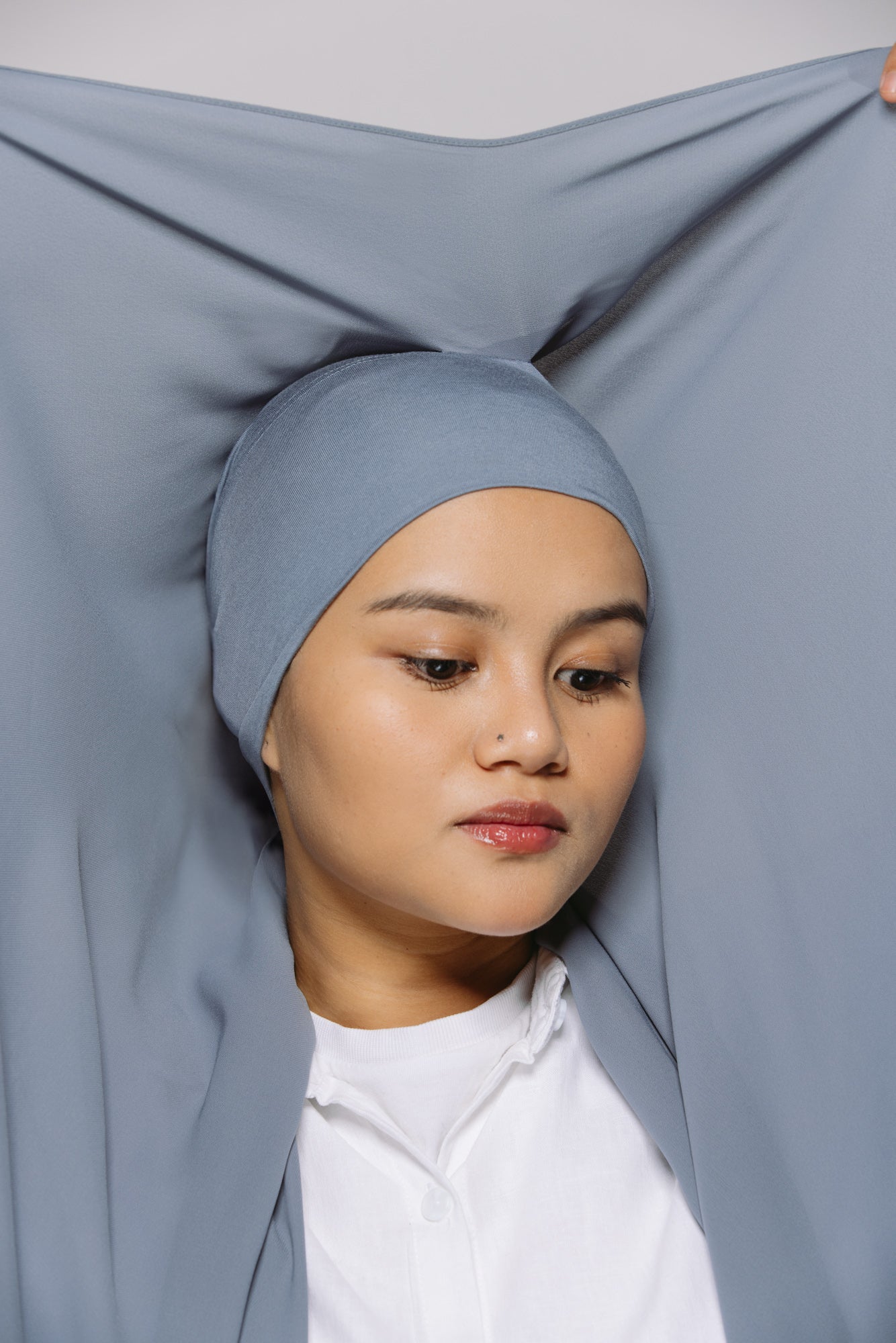 Mavi — Instant Chiffon Hijab with Built-in Magnets