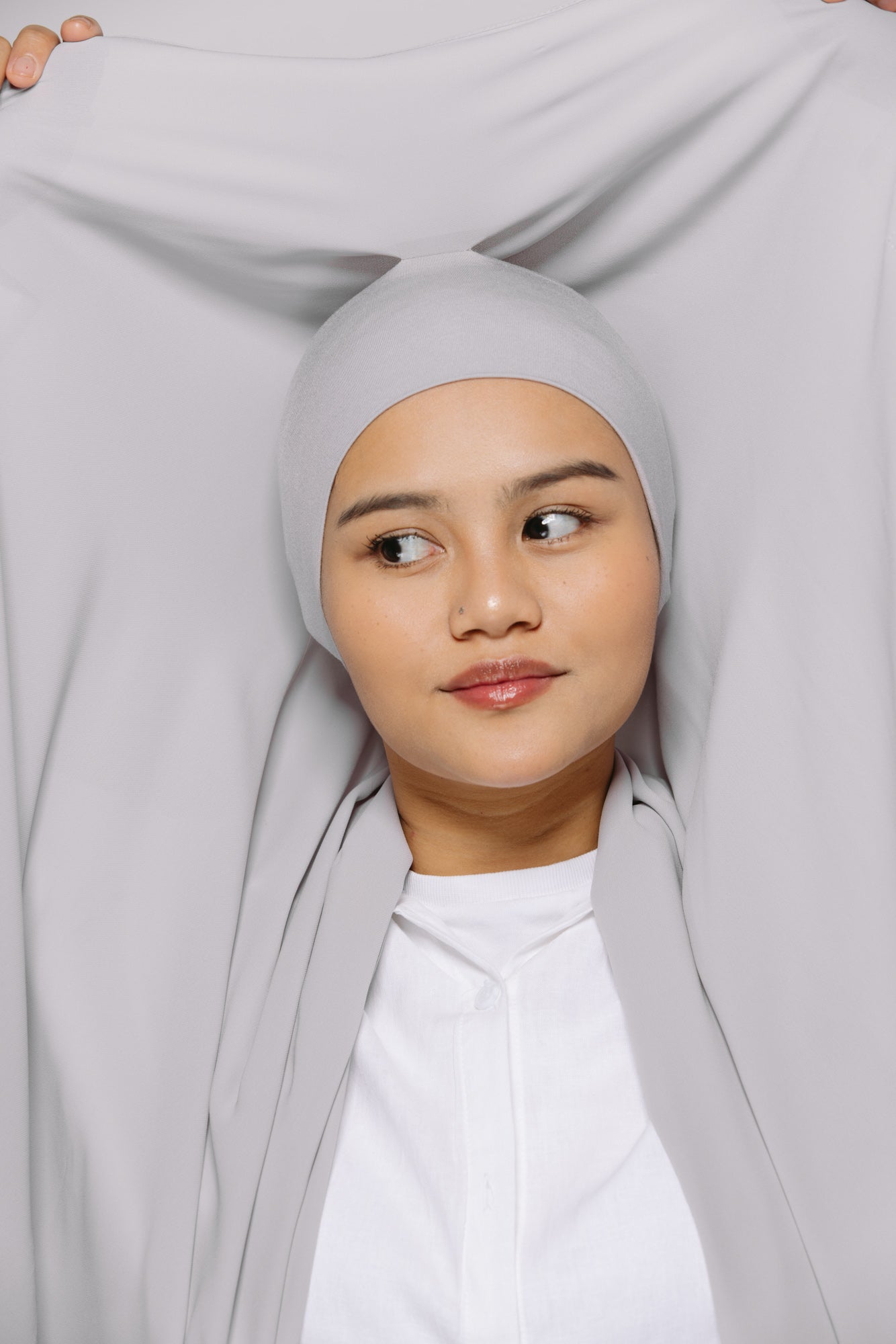 Pebble — Instant Chiffon Hijab with Built-in Magnets