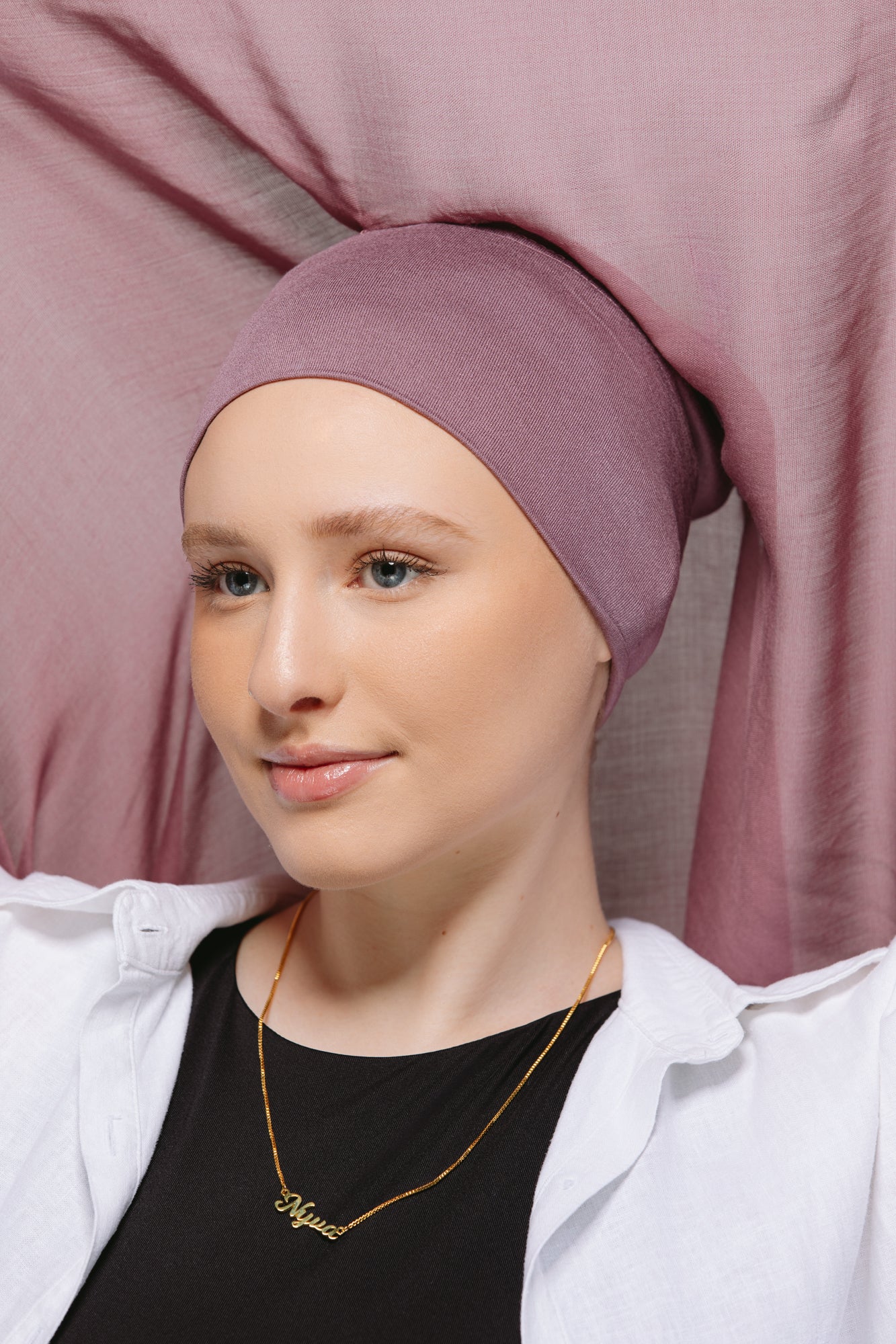 Mulberry — Instant Modal Hijab with Matching Magnets