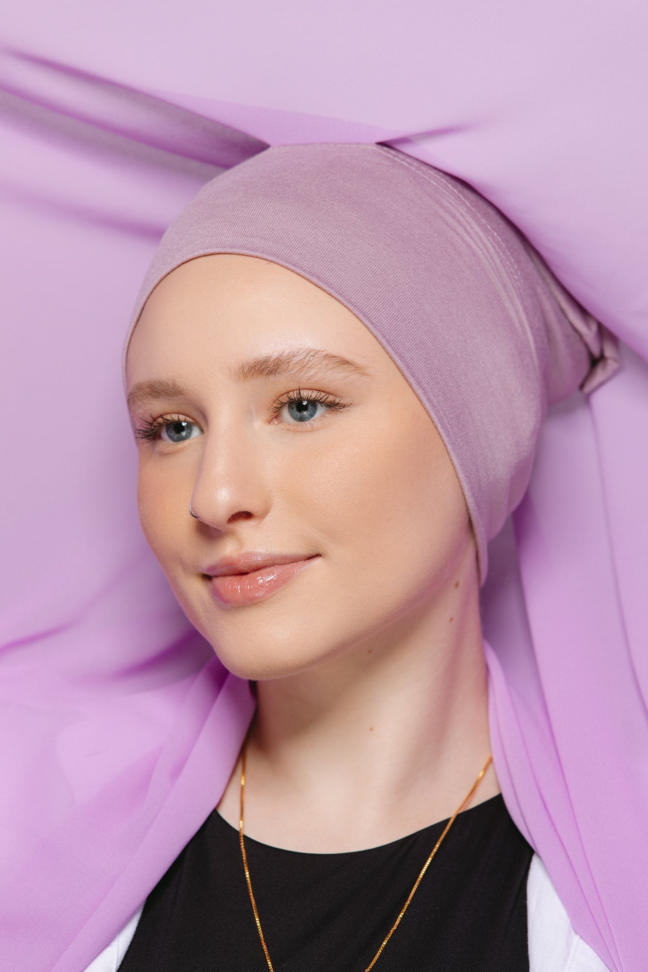 Lavendula — Instant Chiffon Hijab with Built-in Magnets