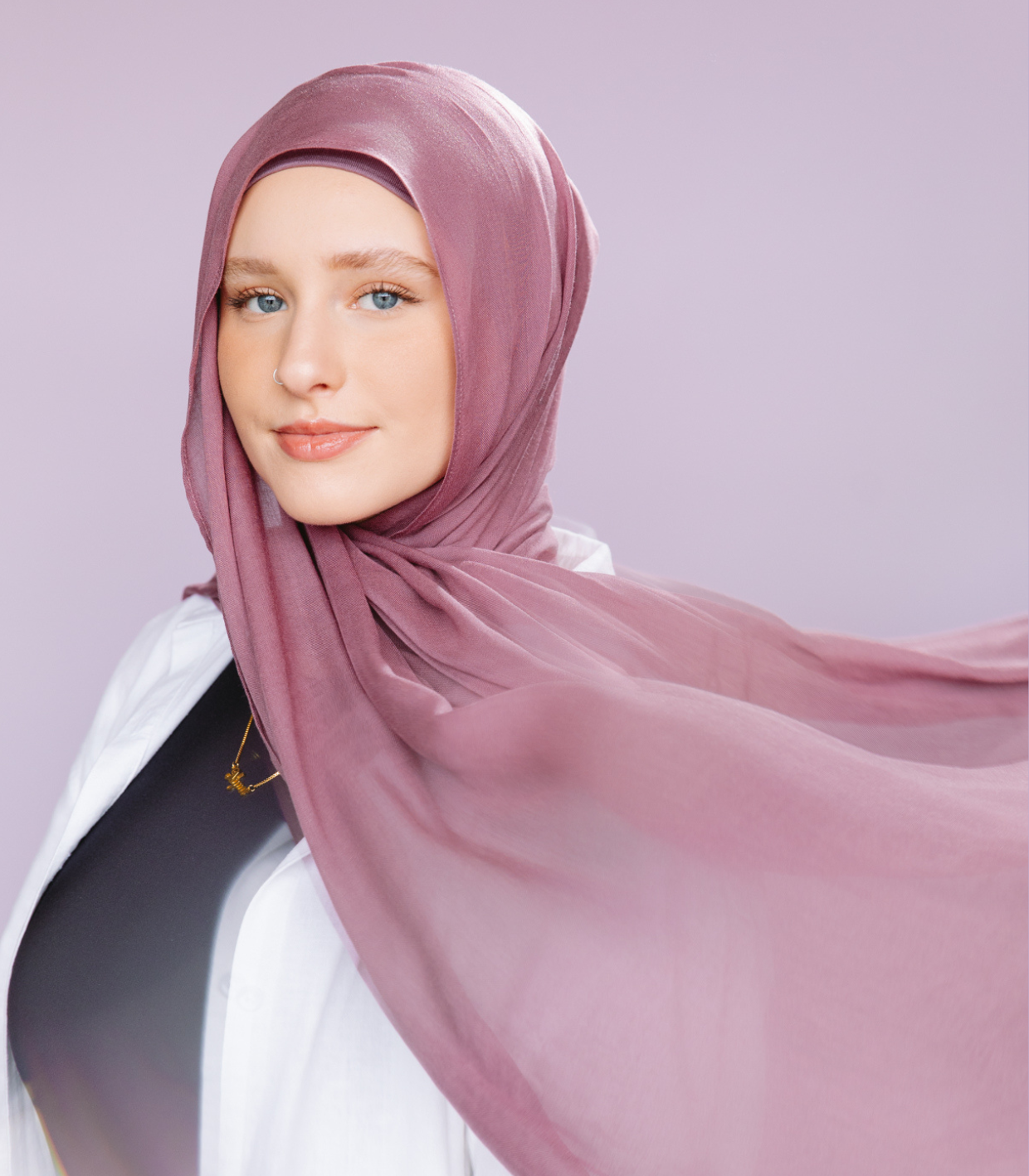 Luxury Chiffon Hijab - Purple – Voile Chic - Canada